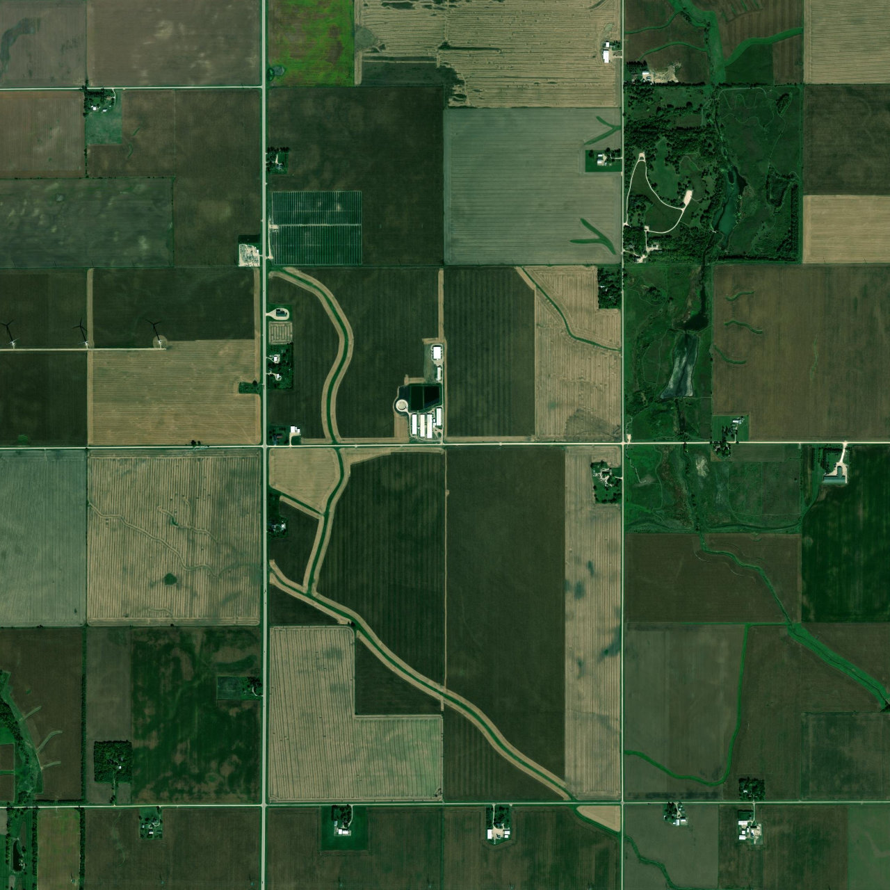 Regional aerial of the DeKalb County area